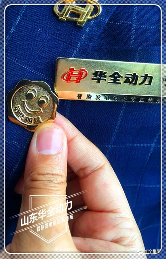 華全動(dòng)力銷售勛章